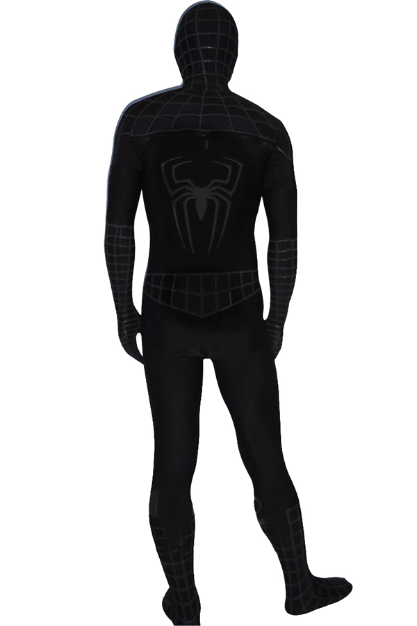 Halloween Costumes Dynamic Black Spiderman Zentai - Click Image to Close